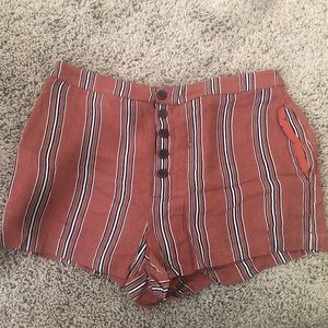 Boutique striped shorts